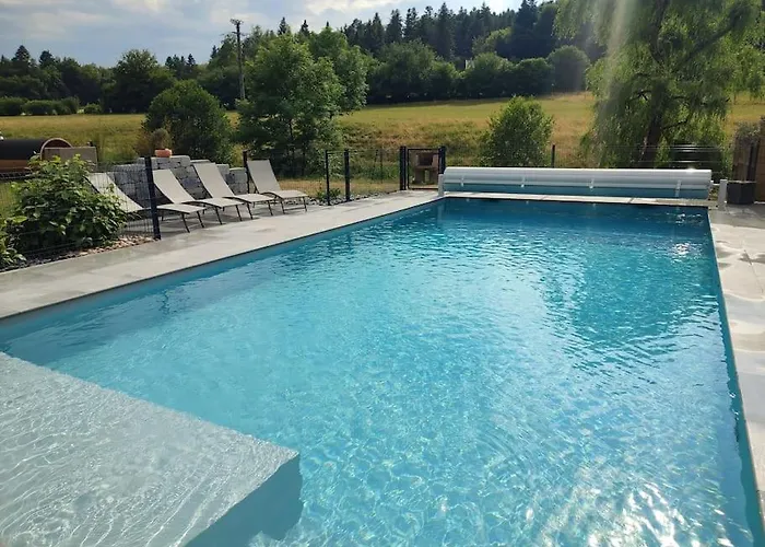Maison Avec Piscine, Jacuzzi Et Sauna Prázdninový dům Saint-Nabord